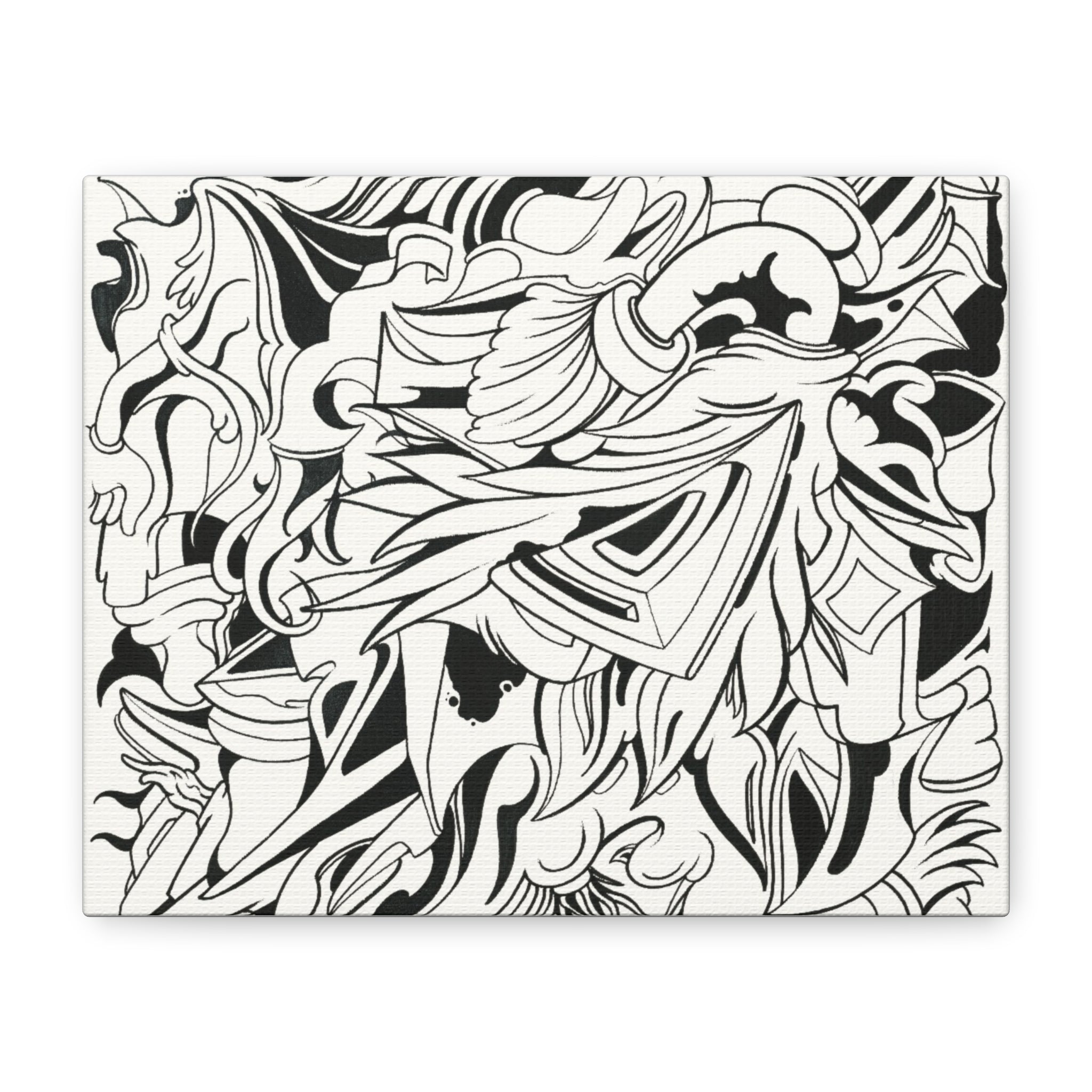Crossing Lines - Canvas Print
