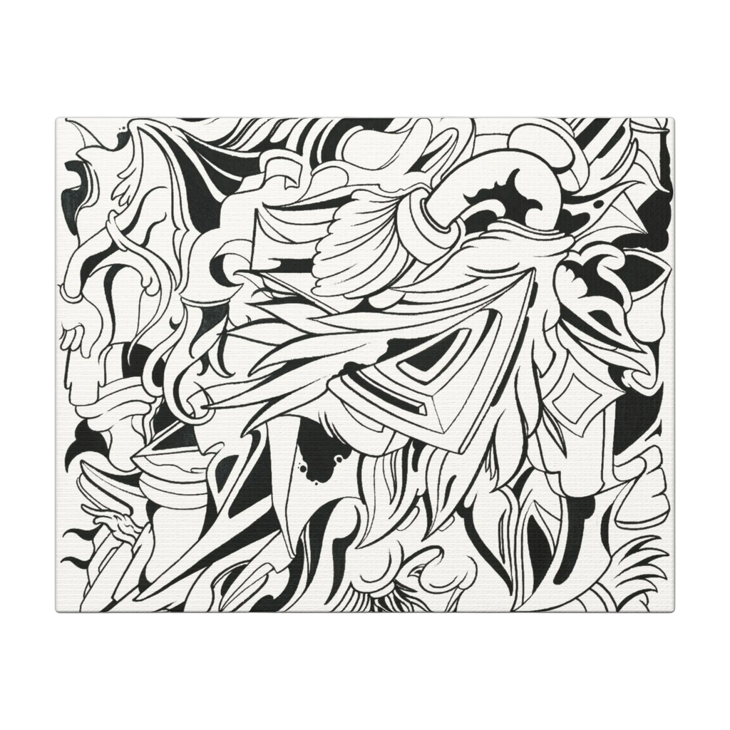 Crossing Lines - Canvas Print
