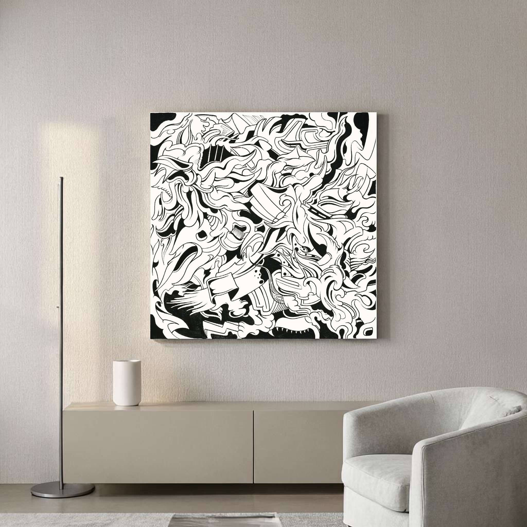 Accumulation Field - Canvas Print