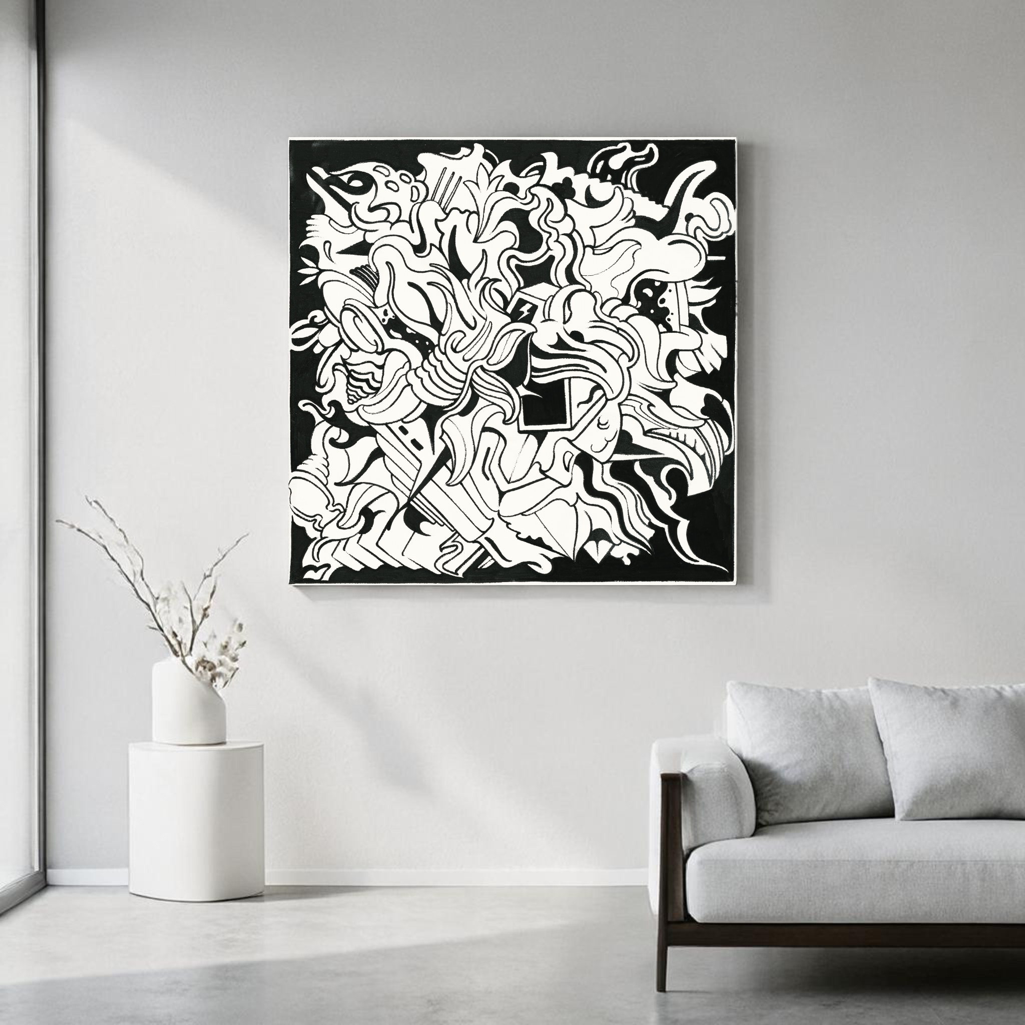 System - Canvas Print